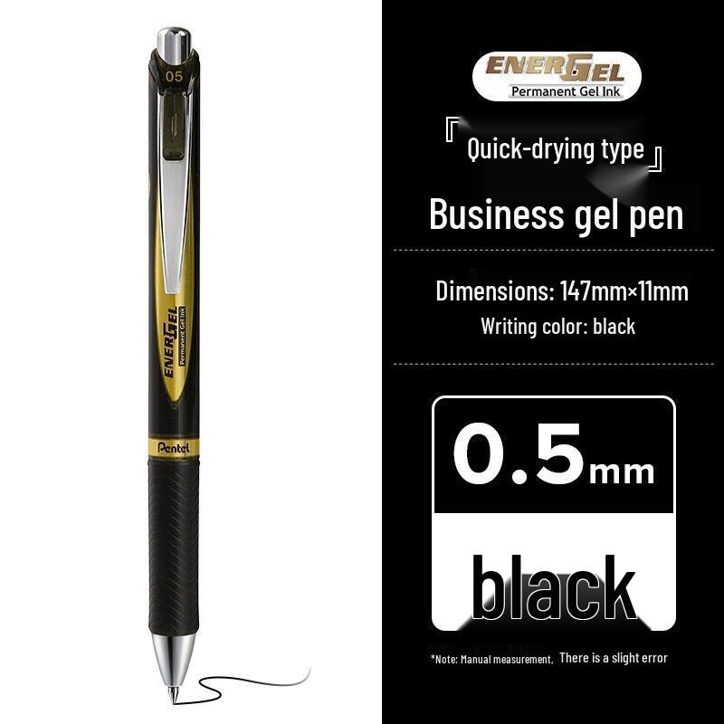 Pentel BLP75 Smooth 0.5mm Quick-Dry Bullet Tip Click-Action Signature Pen 0.5 mm