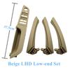 For BMW 3 Series E90 E91 316 318 320 325 328i LHD Top Quality Interior Plastic Door Pull Handle with Cover Trim Full Set