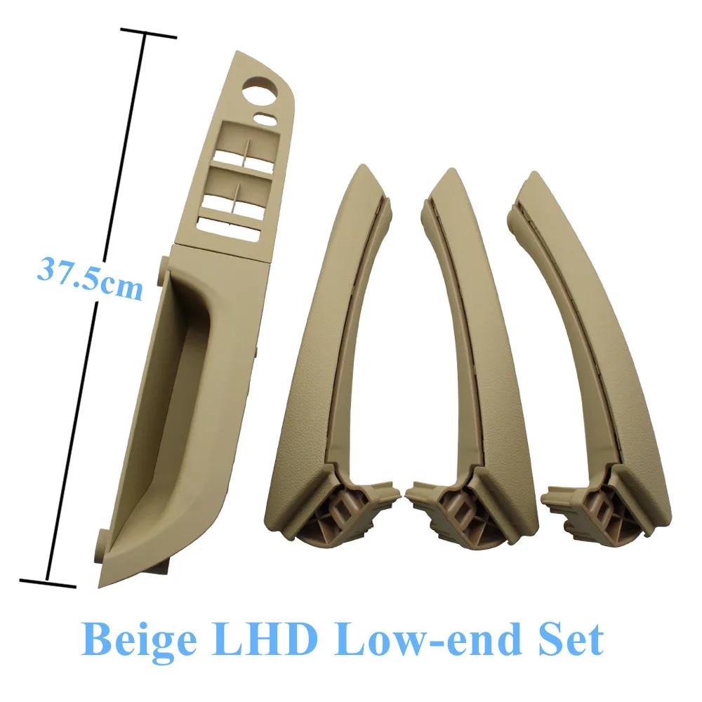 For BMW 3 Series E90 E91 316 318 320 325 328i LHD Top Quality Interior Plastic Door Pull Handle with Cover Trim Full Set