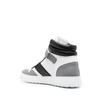 Salvatore Ferragamo Ferragamo Logo Print Hi Top Sneakers wHite