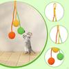 Cat Scratcher with Sisal Ball, Protects Sofa, Scratches Floor, Entertains And Exercises, Hanging