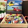 Children'S Early Education Puzzle Five Senses Magnetic Puzzle Magnetic Sticker Dressing 3-6 Years Old Kindergarten Toy Collage