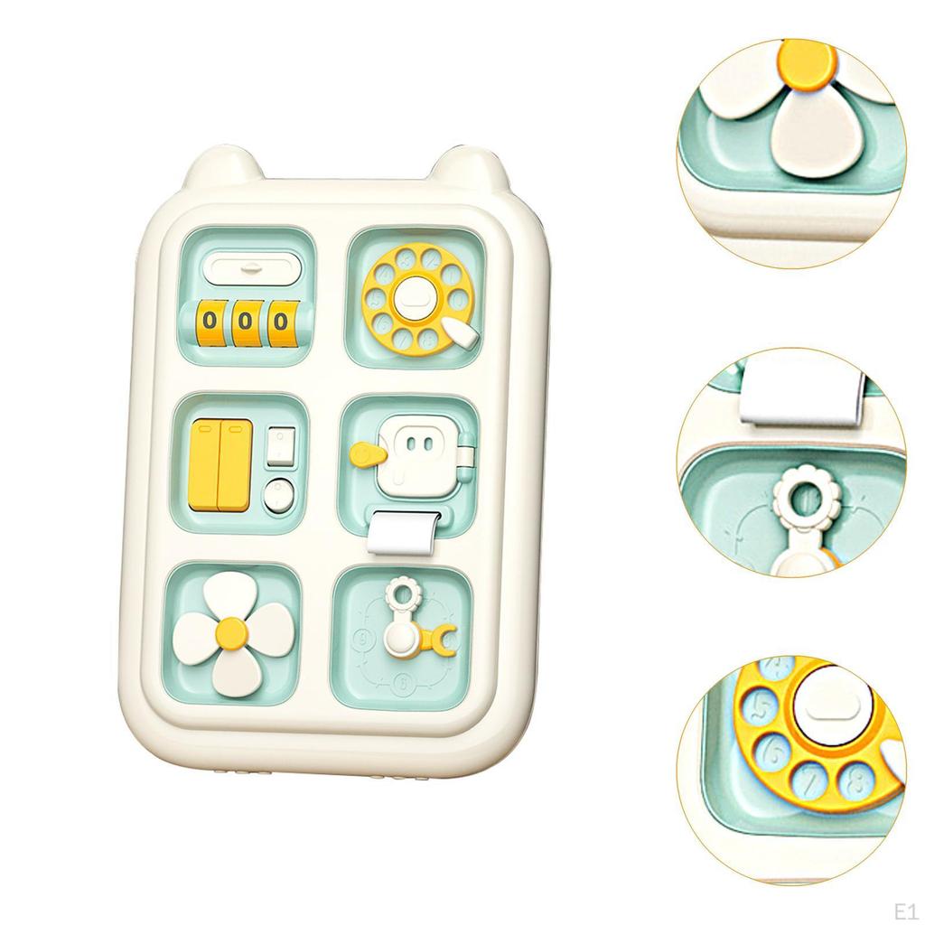 Activity Board for Toddlers, Sensory Learning Tool Ages 2 To 5