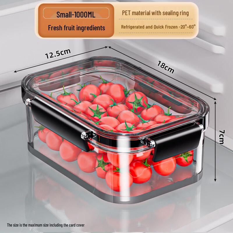 ZISIZ Large Capacity Food-Grade Refrigerator Storage Box