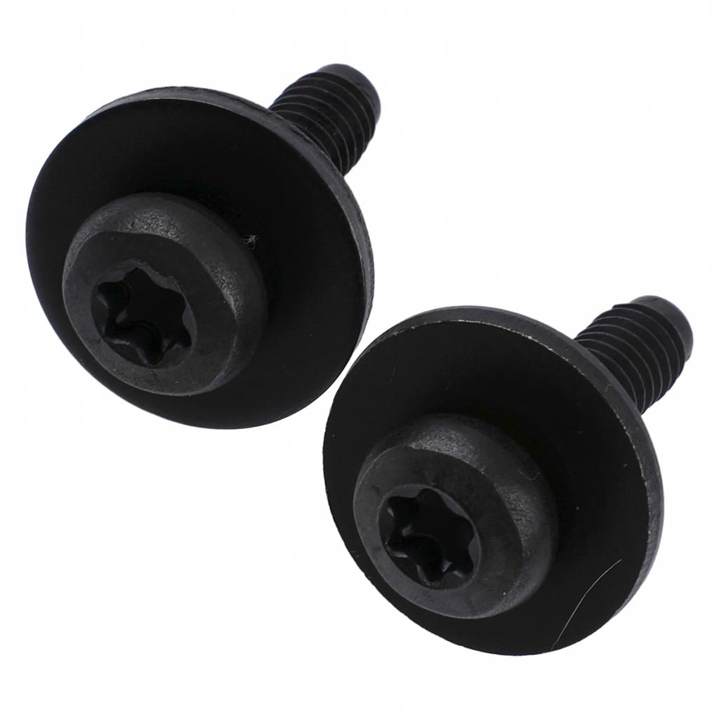 Headlight Bolt Screw 2Pcs Car Clips Fasteners Meatl