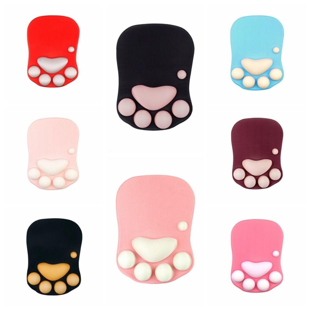 Hand Guard Gaming Mouse Pads Wrist Pad Mouse Wrist Pad Portable 3D Cat Paw Mouse Pad Office Worker
