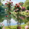 Garden Trellis Vertical All-Weather Umbrella Shape Trellis for Climbing Plants Outdoor for Vines Flowers Pea Bean Tomato