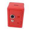 Money Bank Creative Cute Metal Vertical with Lock Keys Cash Coin Box for Home Use Red