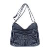 Vintage Denim Bag Multi-layer Crossbody Bag Women's Shoulder Bag