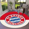 FC Bayern Munchen Round Area Rug,Carpet Rug for Living Room Bedroom Sofa Playroom Decor,Non-slip Floor Mat