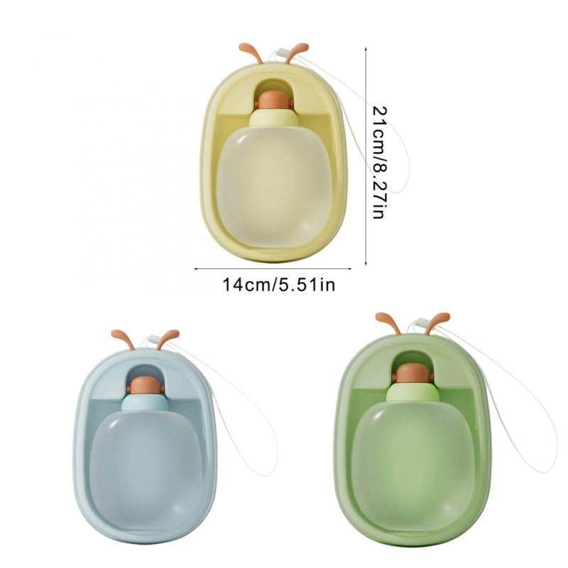 Portable Pet Water Bottle & Dispenser, Green