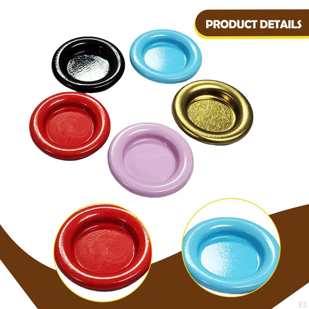 50 Pieces Burner Trays Holder Plates Metal for Bedroom