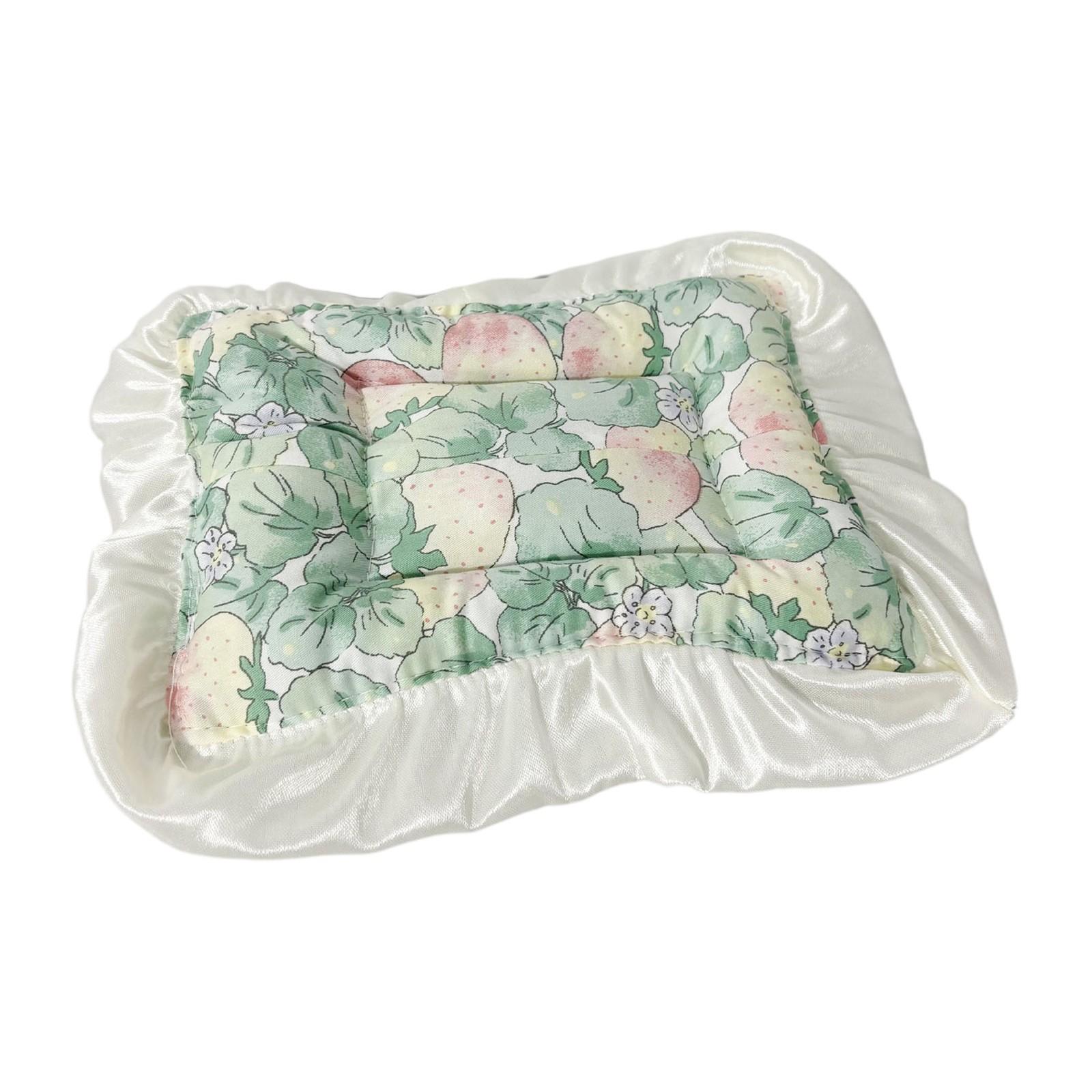 

Хлопковый ящик для хранения кукол для кукольного матраса, постельного белья, кукольной корзины, колыбели, прогулочной коляски, кружевной коврик One Size