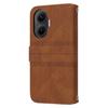 For Xiaomi Poco F7 5G/Redmi Turbo 4 Pro 5G Case Wallet Skin-Touch Leather Imprinted Phone Cover with Wrist Strap