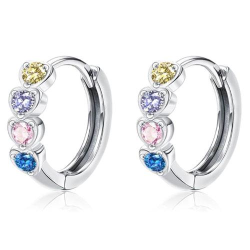 Bobisty Hypoallergenic Surgical Stainless Steel Earrings for Women Screw Back Earrings Cute Flower Butterfly Stud Hoop Earrings