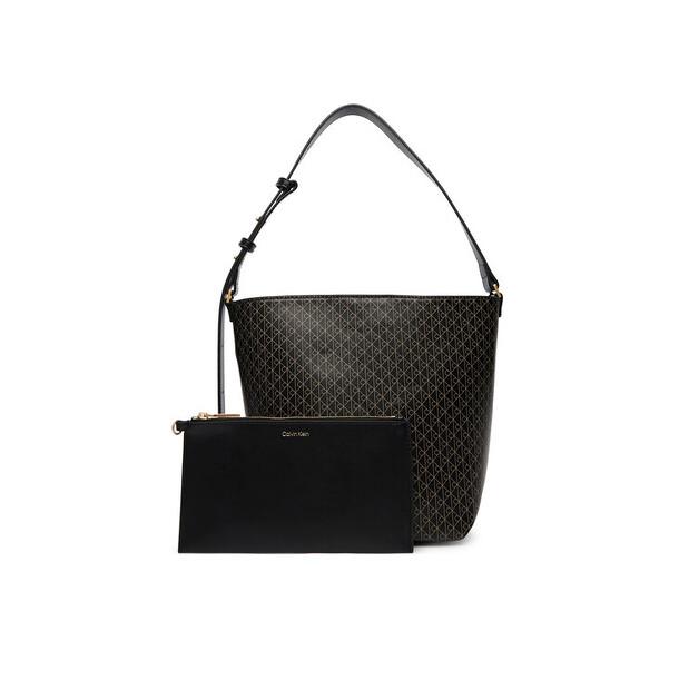 Сумка Calvin Klein Emblem Aop Medium Bucket