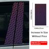 Style Honeycomb Hexagon Car B-pillar Stickers Car Center Column Decoration Cover Scratches Waterproof Decals Car Accessories