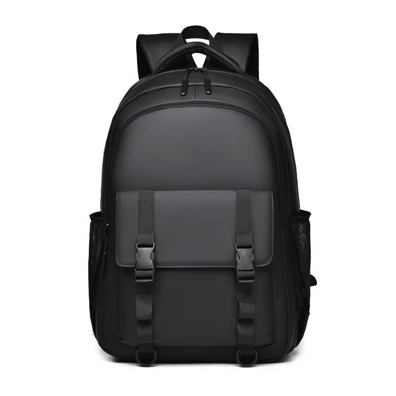 Men's Backpack Waterproof Leather Computer Backpack Simple Casual Outdoor Student