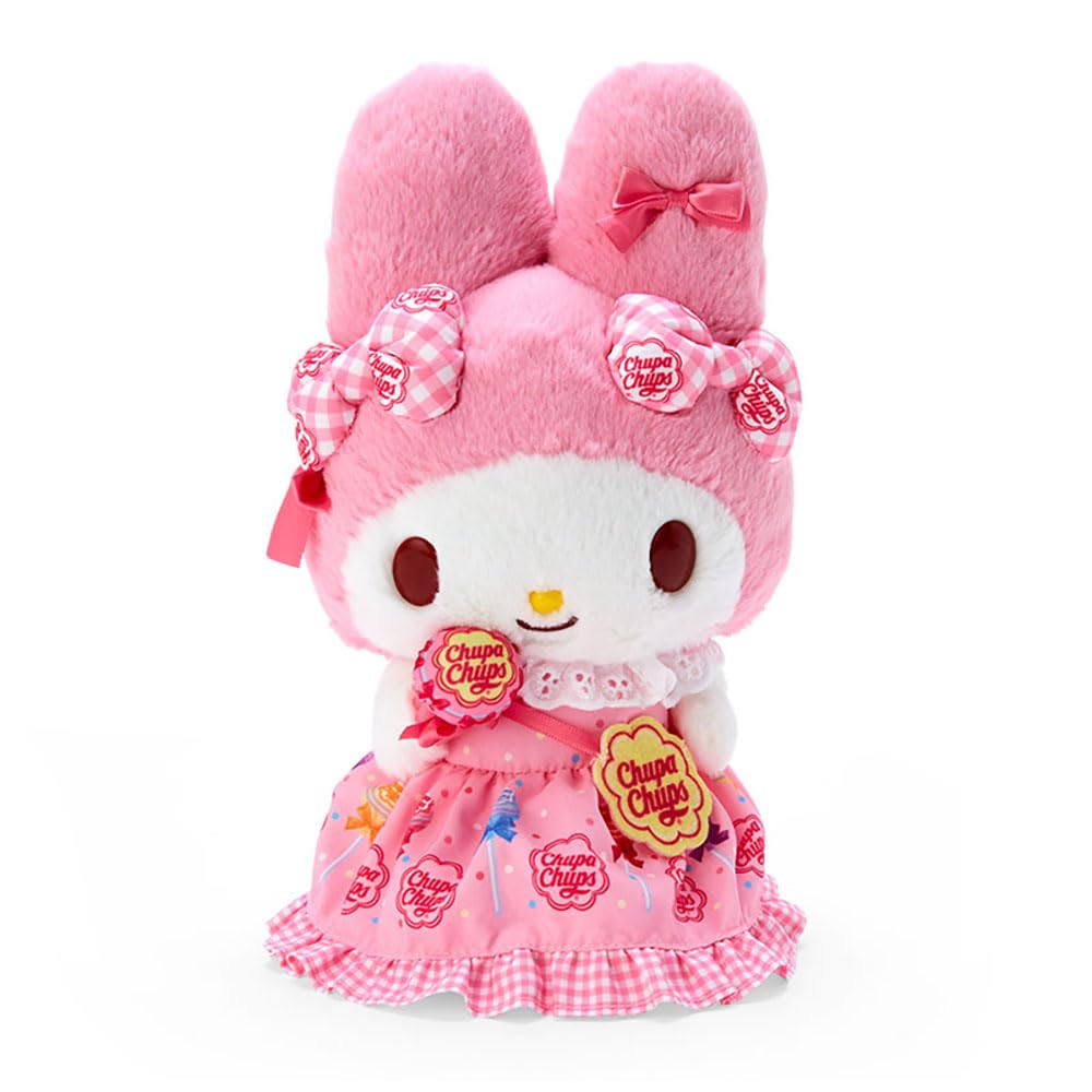 

Sanrio My Melody Плюшевая игрушка Коллаборация Chupa Chups 2-я 24 x x 14 Персонаж 040193 Игрушка, Большая, Издание, 15,5 см,