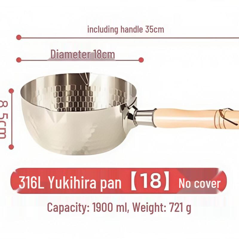 316 Stainless Steel Yukihira Pot