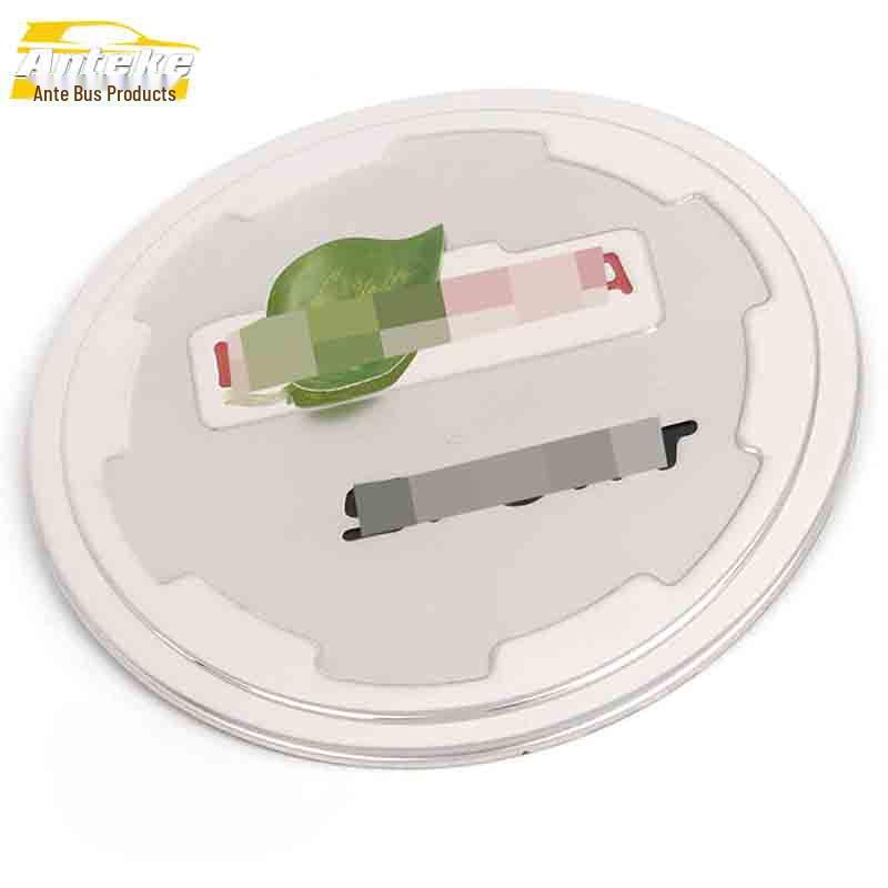 Verna Stainless Steel Fuel Tank Cap Cover - Scratch-Resistant Decorative Sticker for Car