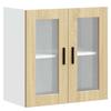 VidaXL Kitchen Wall Cabinet and Glass Door Porto Sonoma Oak 854150