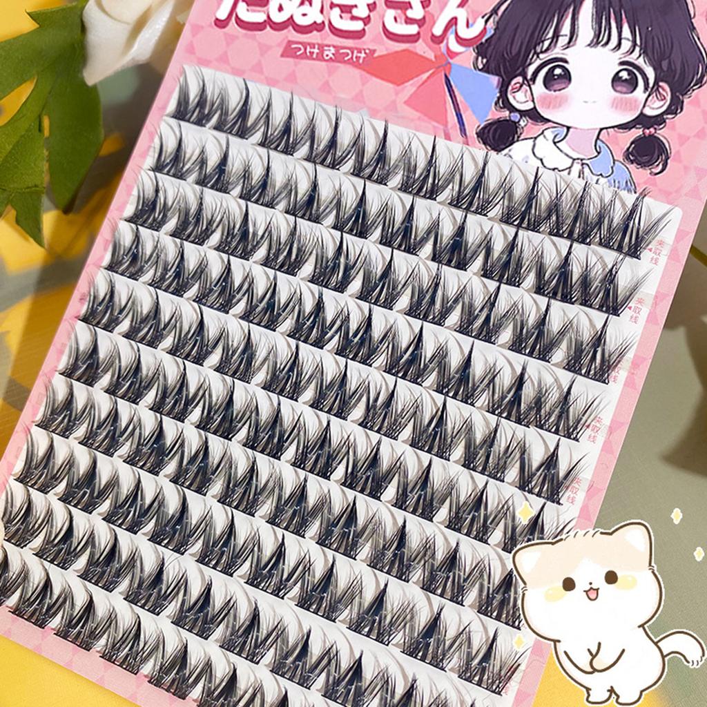 Daily Wispy Fluffy Lash Extension 3D Effect Individual Natural Lashes for Beginner & Proficients Friendly