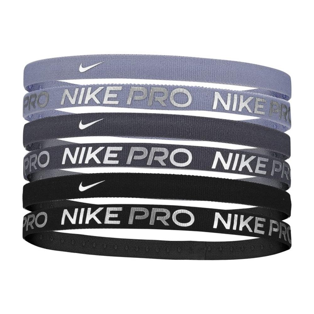 Nike Flex Classic Logo Metallic Headband (Pack of 6)