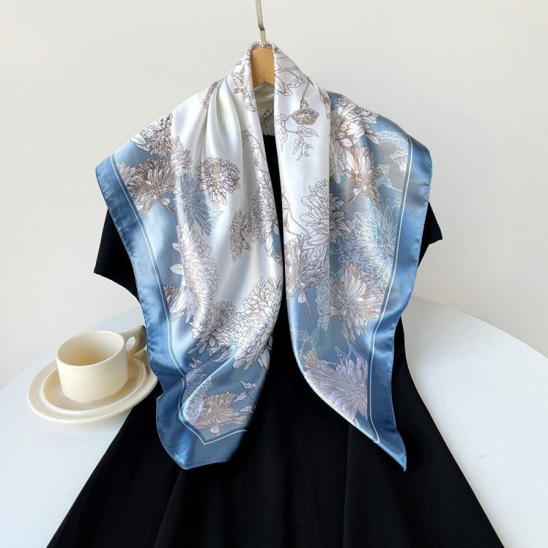 Summer Sunscreen Scarf for Women  Big Square Scarf  Neck Protection  Professional Decorative Scarf  Scarf  Shawl