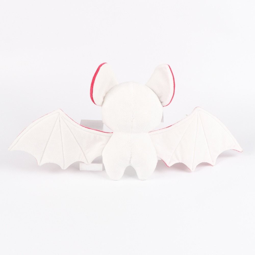 Peluche Pipistrello Bianco 20 Cm In Cotone PP | Giocattolo Kawaii Morbido Per Bambini Regalo Halloween