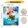 Disney oil painting handmade diy The Little Mermaid Ariel Eric gifts home decorations