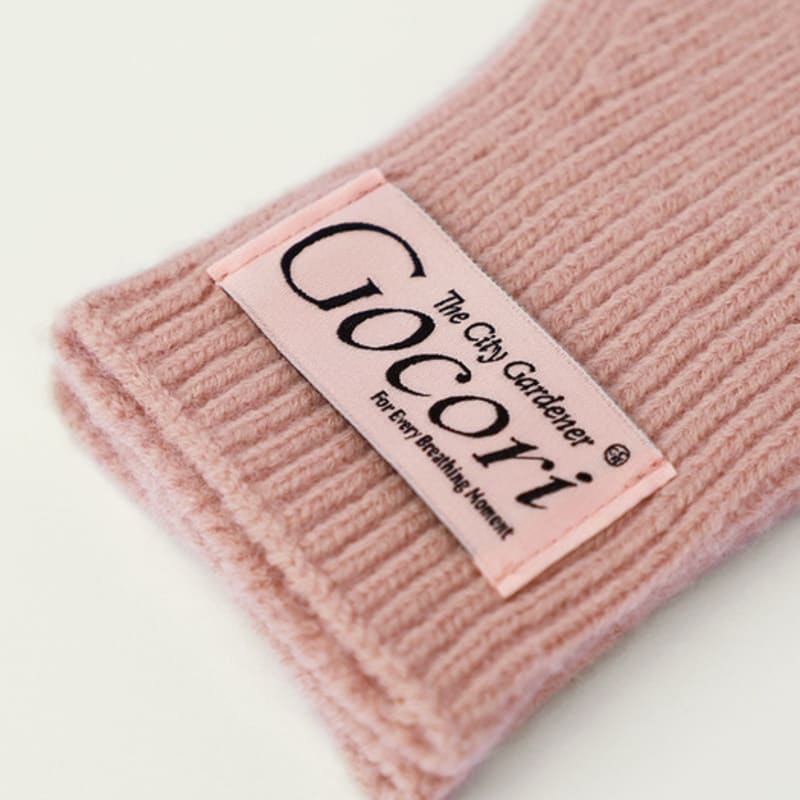 GOCORI FINGERLESS SHORT GLOVES - PINK