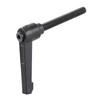 Black Locking Clamping Lever Adjustable Handle External Male Thread (M8*30)