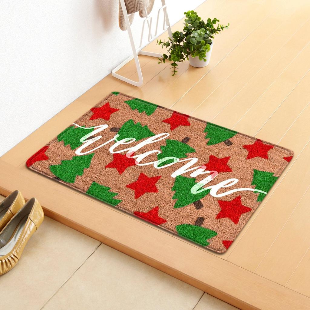 Good-Doormat Indoor Entrance Christmas Doormats Welcome Home Carpet Front Door Mat Decorations Xmas Bathroom Rug