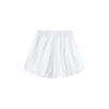 White bud pants skirt women's summer thin new high-waisted casual tutu skirt pants wide-leg lantern shorts