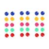 YAJNAS Pack of 30 Colorful Opaque Magnet for Magnetic White-Boards - Sticky Stick Notes, Photos, Charts Notice Board/Pla
