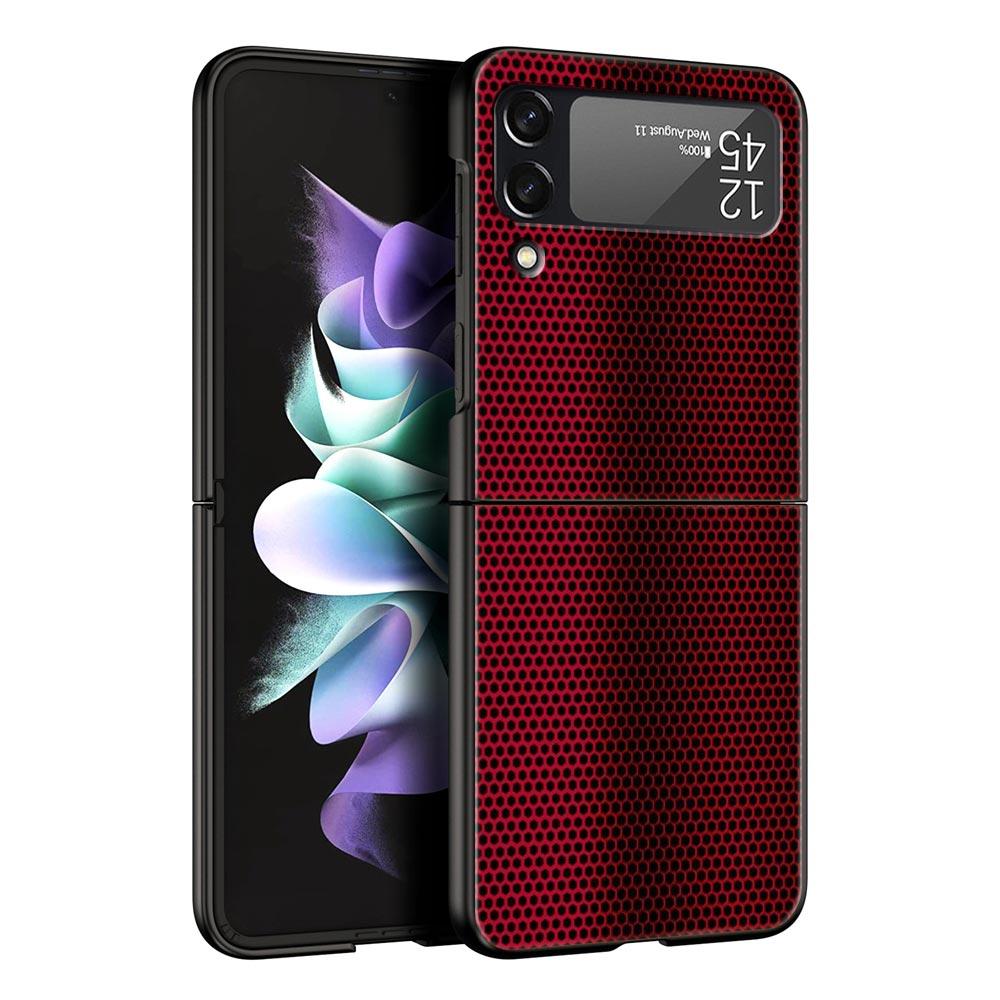 

Carbon Fiber Phone Case for Samsung Galaxy Z Flip 3 4 5 Folding Mobile Shell For Samsung Z Flip3 Flip4 Hard Fundas Bumper Cover Samsung Z Flip 3
