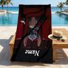 Custom Name Love Stitch Stylish Digital Printing Beach Towel Quick‑Drying Absorbent Blanket for Beach Pool Gym Travel