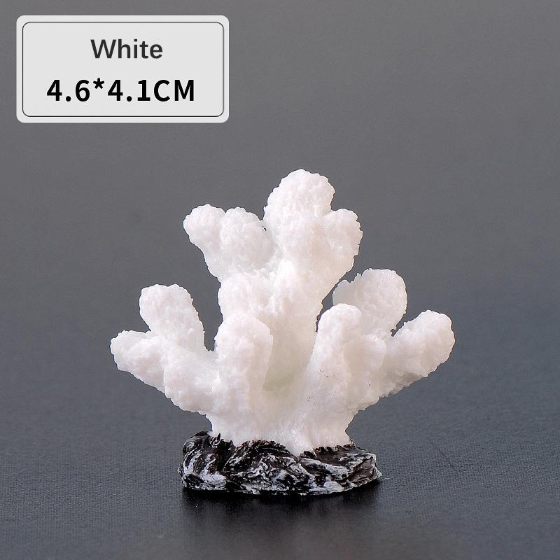 Colorful Mini Artificial Coral Cute Ornamental Fish Gifts Aquarium Decor Multicolor Resin Fashion Diy Art Craft Fish Tank Decora