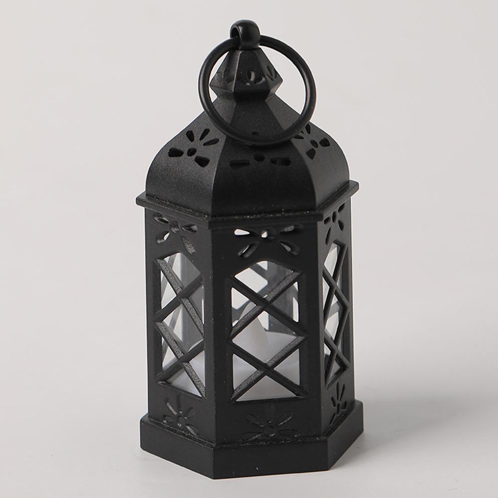 

Электронный светильник-свеча, фонарь, ветровой светильник, имитация свечи, ретро европейский подсвечник, светодиодный орнамент в виде конской лампы чёрный