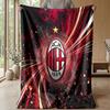 AC Milan Theme blanket Soft Flannel Blanket Plush Throw Blanket Cozy Sofa Bed Blanket for Home Decor