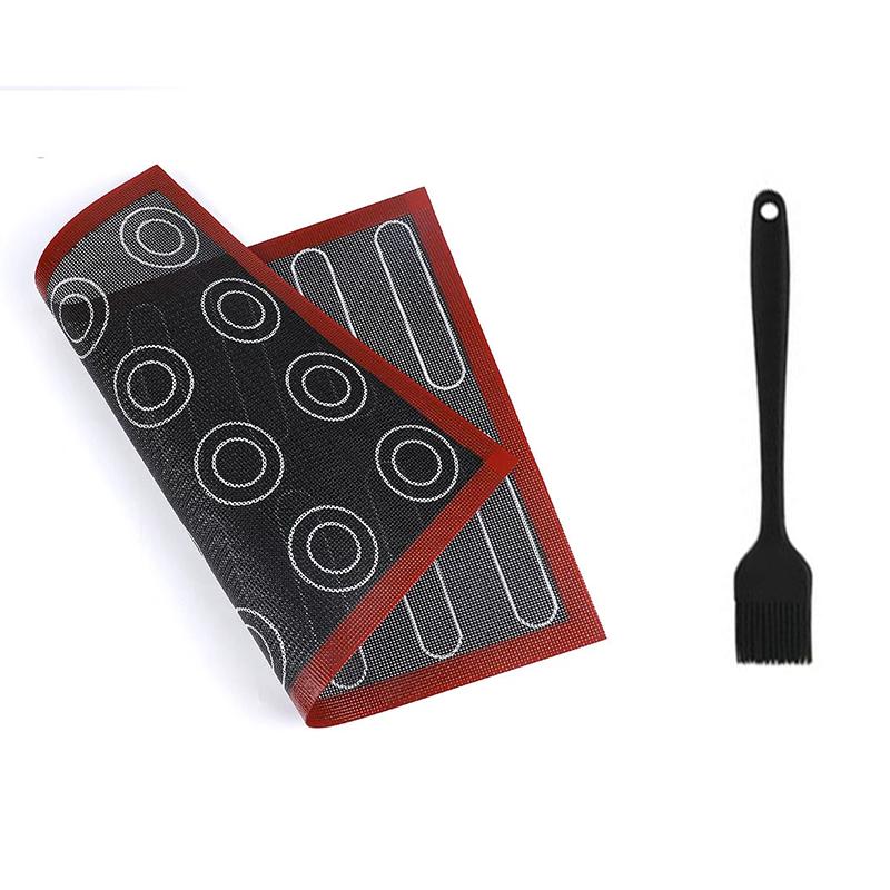 Silicone Hollow Baking Mat Non-Stick Oven Mesh Mat Reusable Suitable For Non-Stick Oven Liners Such As Cookies, Macarons