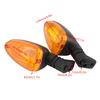 Pair of Motorcycle Refit Turn Signal Lights Direction Indicator Lamp for BMW F800 Yellow