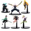 The s 19-24CM Anime Demon Slayer Kanroji Mitsuri Kamado Tanjirou Kamado Nezuko Action Figure Model Toy gIFT