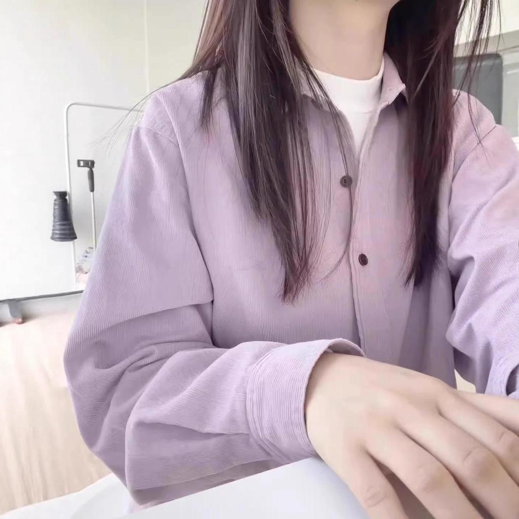 Autumn 2025 Women's High-End Purple Shirt & Layered Vest Set