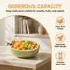 Large Capacity Fruit Serving Plate Hami Melon Shape Cute Toothpick with Holder  Dessert Serving