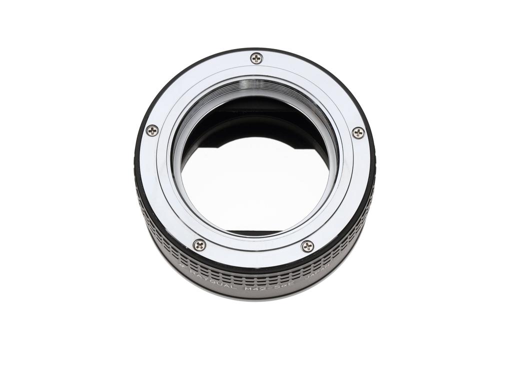 Rayqual lens mount adapter for M42 mount lenses to mount bodies Japanese-made M42-SaE E
