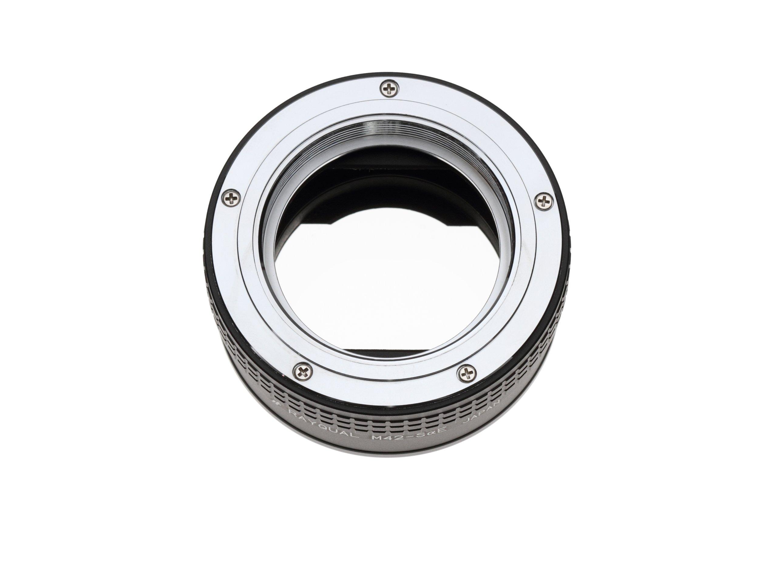 

Rayqual lens mount adapter for M42 mount lenses to mount bodies Japanese-made M42-SaE E