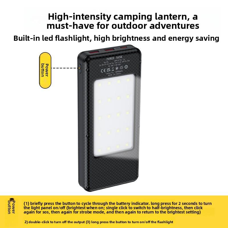 8x18650 Battery Charging Case Digital Display DIY Dual USB Type C Box 22.5W Fast Charging 15W Wireless Charging Power Case