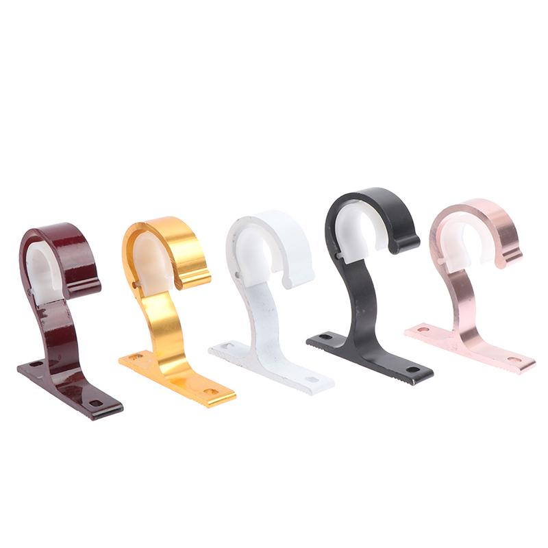 2Pc Home Ceiling Curtain Rod Installation Hook Room Thickening Drapery Bracket